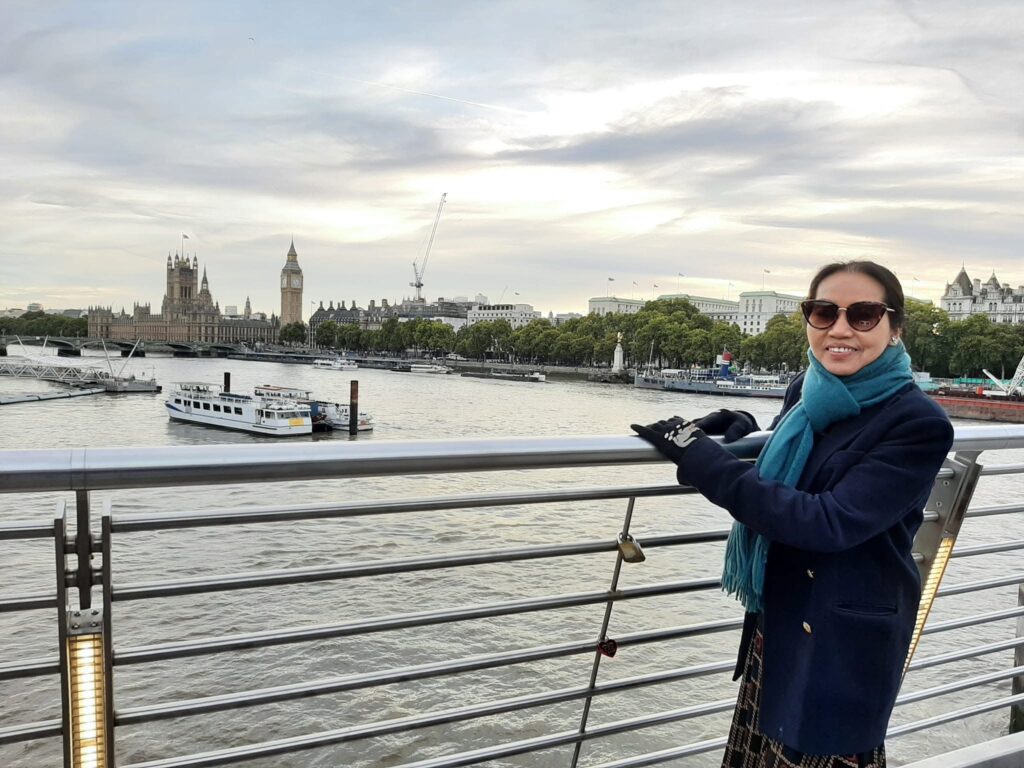 Big Ben with mom