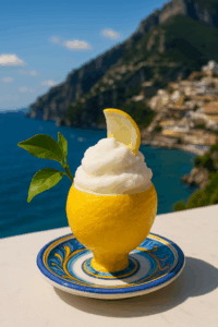 Kem chanh - Amalfi lemon gelato - đặc sản vùng Amalfi