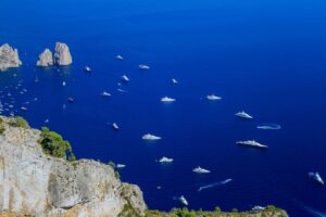 Capri view từ trên cao toàn cảnh đảo