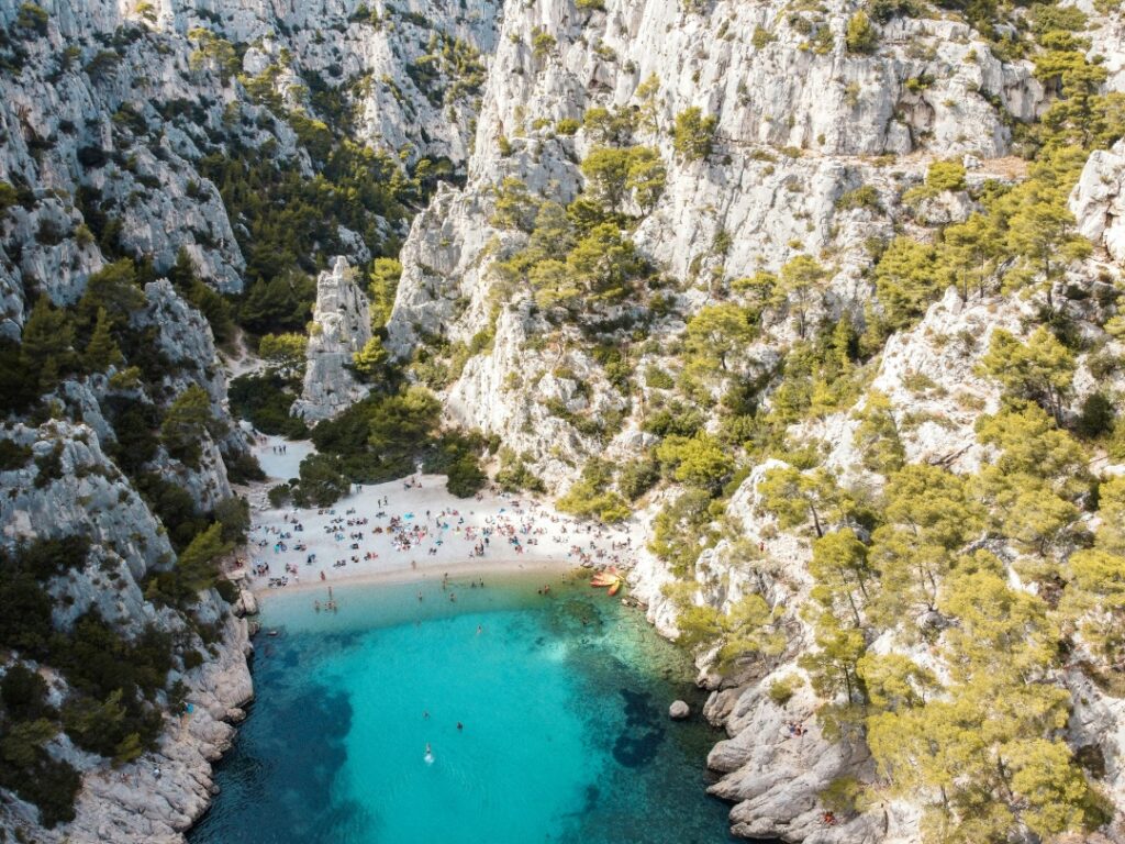 Calanques - one of the best spots in Marseille and Cassis in France