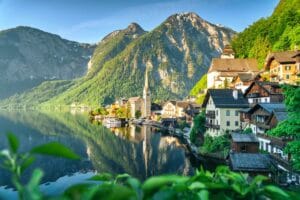 Vẻ đẹp cùa làng cổ Hallstatt mùa hè