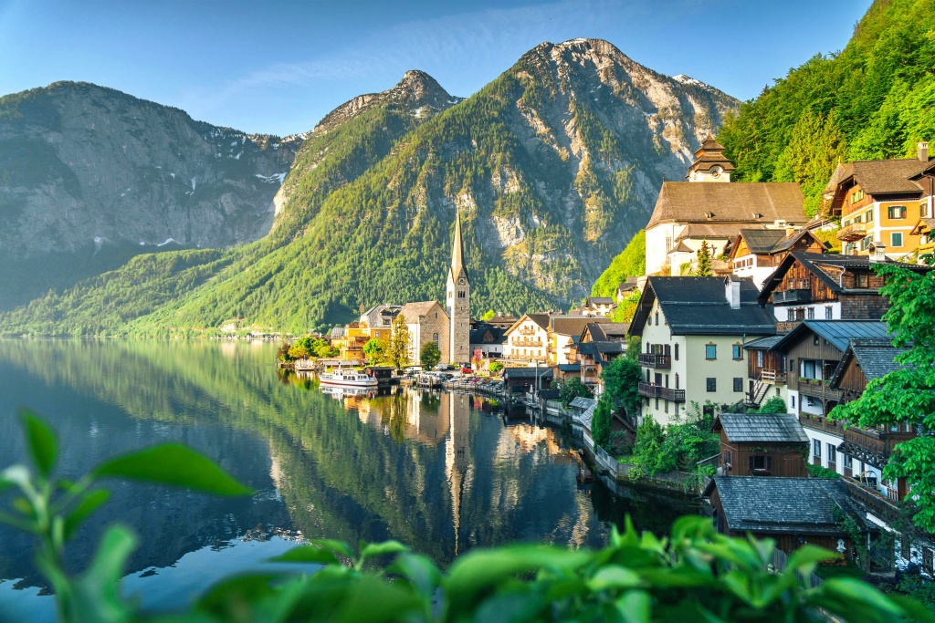 Vẻ đẹp cùa làng cổ Hallstatt mùa hè