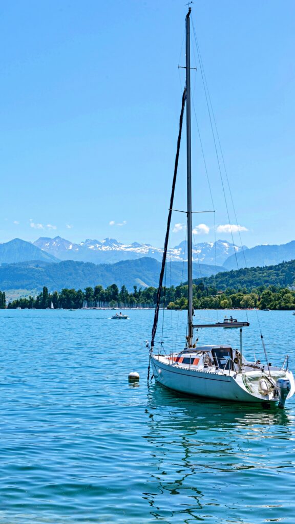 Serene lake in Lucerne, Switzerland – luxury travel experience