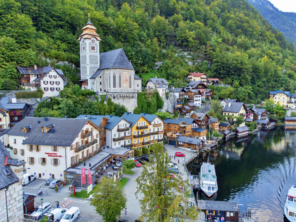 Khám phá Hallstatt từ trên cao