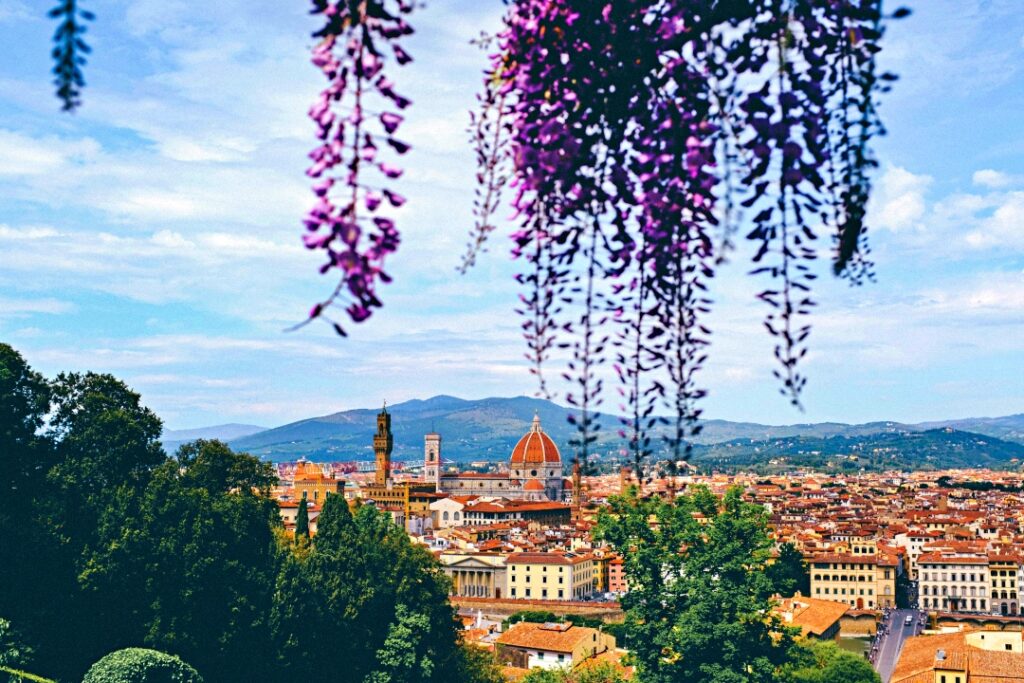 Du lịch Florence - toàn cảnh Florence từ xa