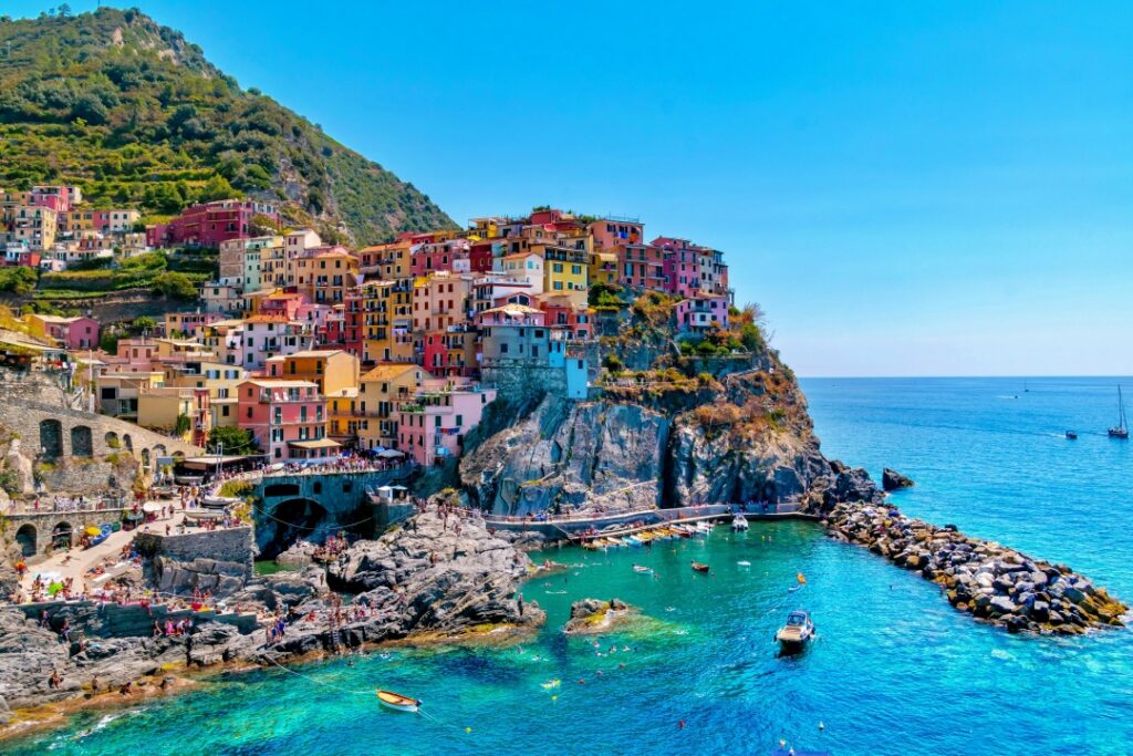 Làng Manarola từ trên cao