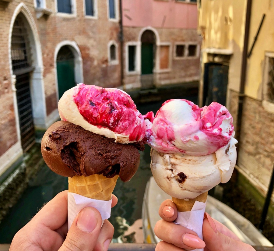 Kem gelato mát lạnh giữa chiều hè Venice – món ngọt Ý không thể bỏ qua