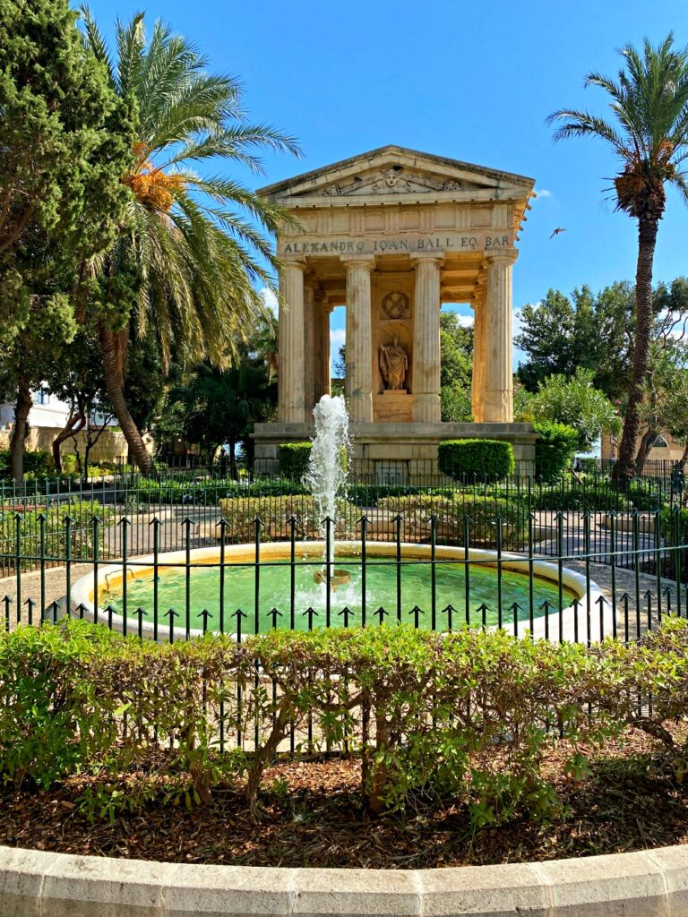 Barrakka Gardens ở Valletta