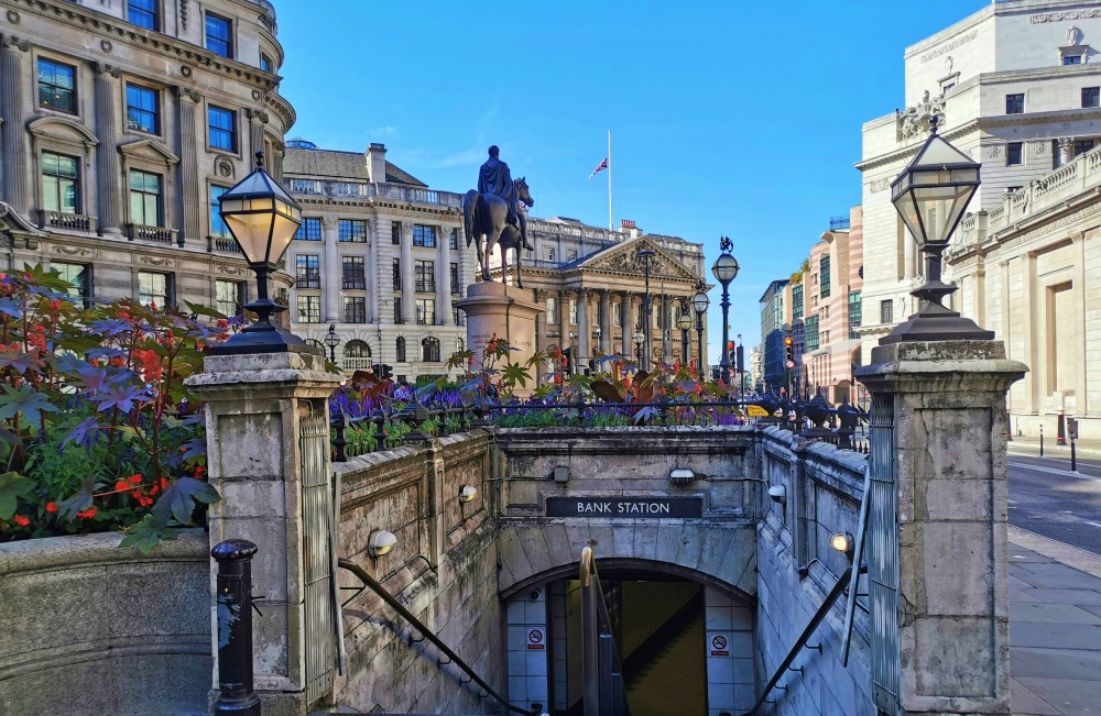 Bank Station - London, England, the UK